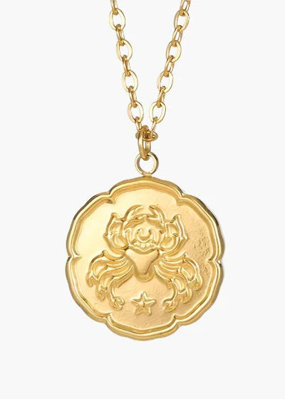 Gold Zodiac Sign Necklace