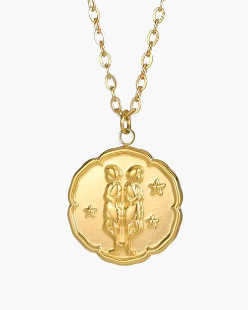 Gold Zodiac Sign Necklace