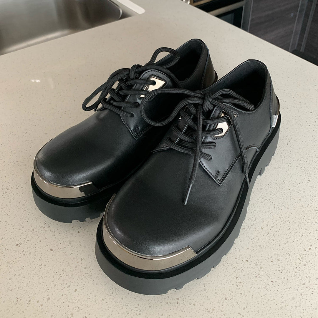 Old Money Vibe Black Leather Shoes